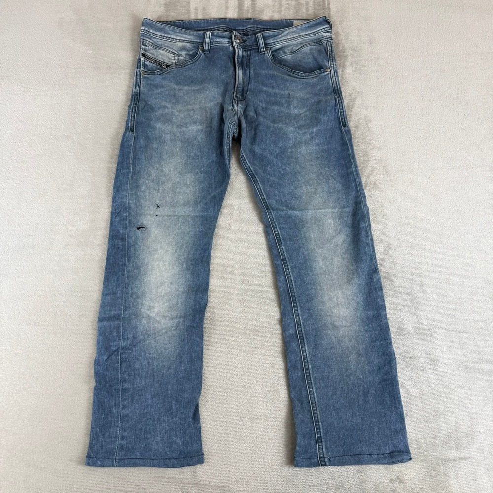Diesel Kids Belther J Slim Tapered Jeans Boys 16Y Blue Denim Stretch Distressed